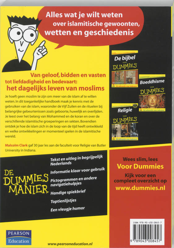 Achterkant van Islam voor Dummies