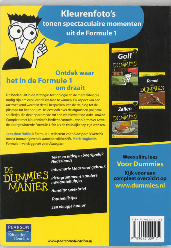 Achterkant van Formule 1 voor Dummies