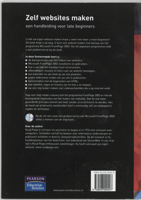 Achterkant van Zelf websites maken