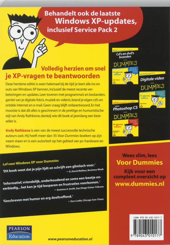 Achterkant van Windows XP voor Dummies