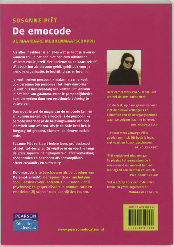 Achterkant van De emocode