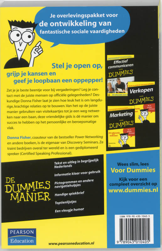 Achterkant van Persoonlijk netwerken voor Dummies
