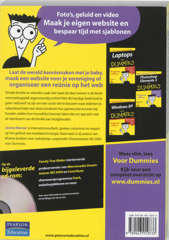 Achterkant van Websites maken voor Dummies