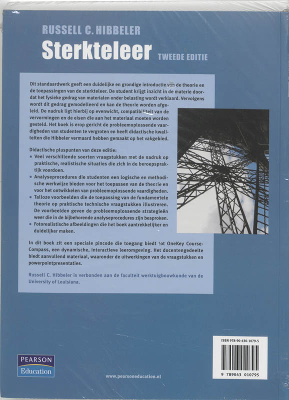 Achterkant van Sterkteleer