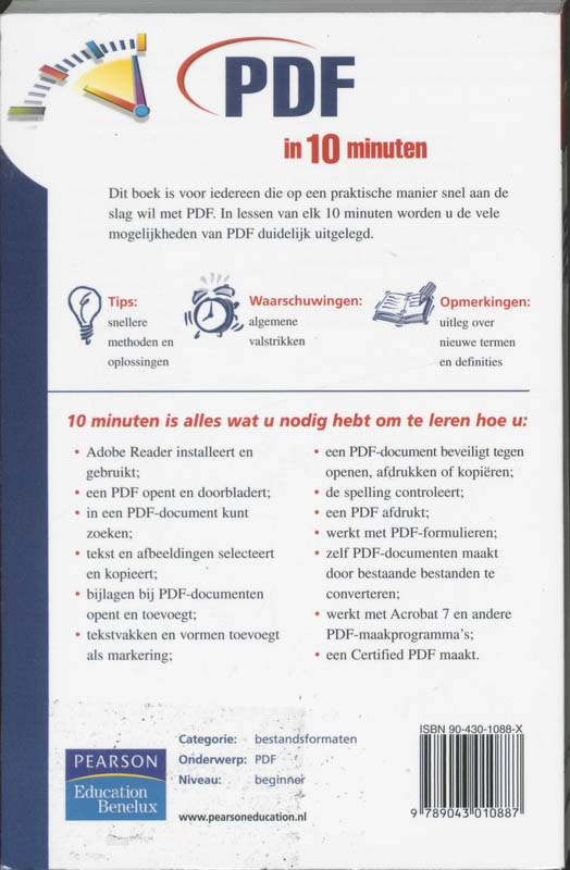 Achterkant van PDF in 10 minuten