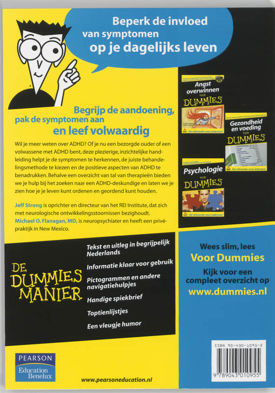 Achterkant van ADHD voor Dummies