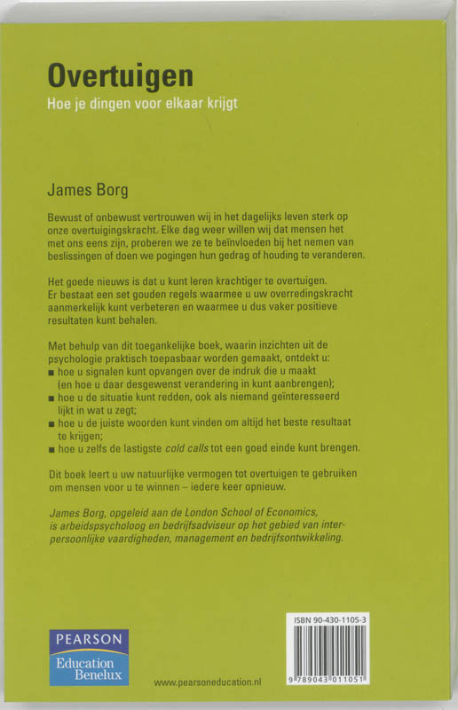 Achterkant van Overtuigen