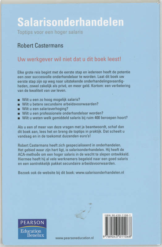 Achterkant van Salarisonderhandelen
