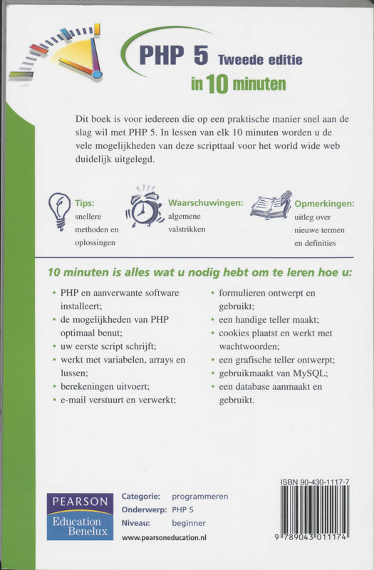 Achterkant van PHP 5 in 10 minuten
