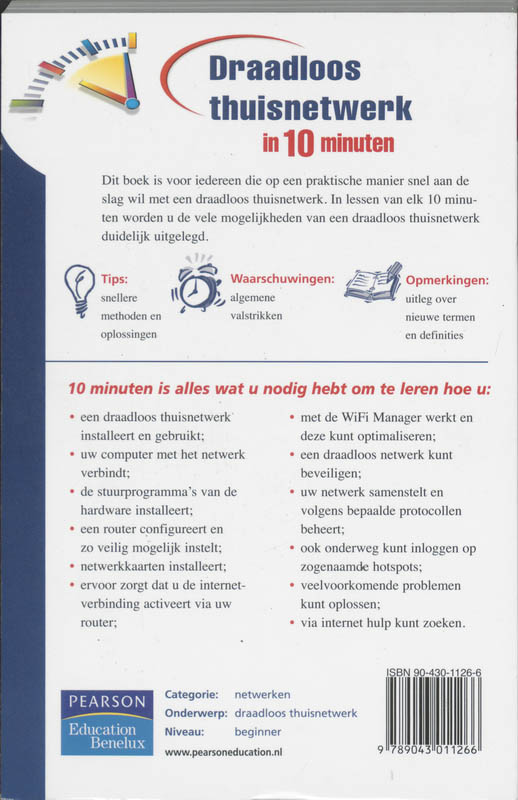 Achterkant van Draadloos thuisnetwerk in 10 minuten