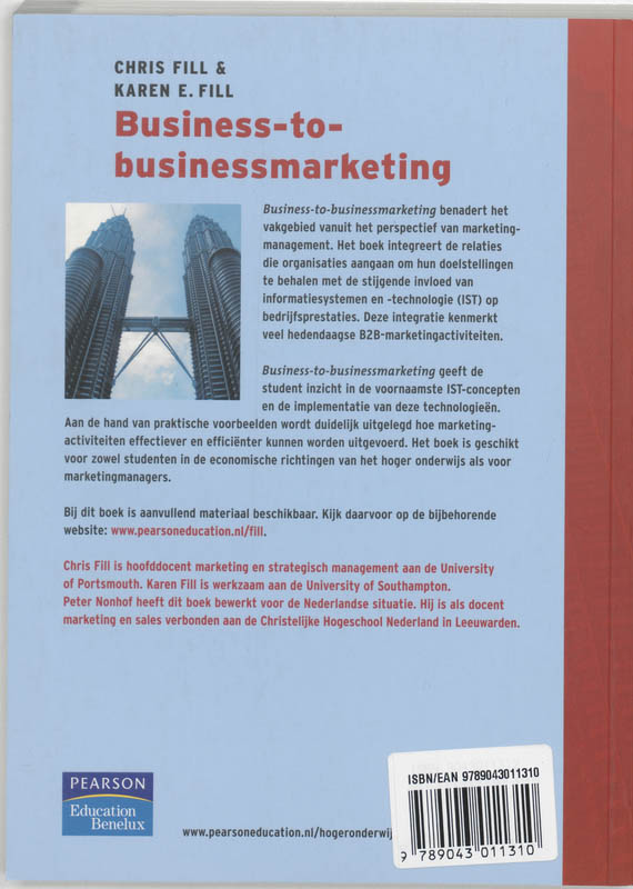 Achterkant van Business-to-businessmarketing