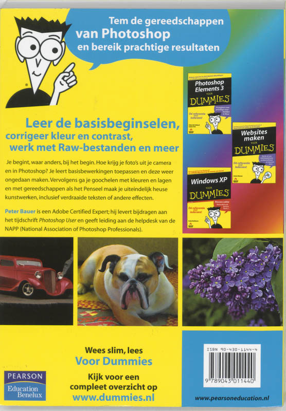 Achterkant van Photoshop CS2 voor Dummies