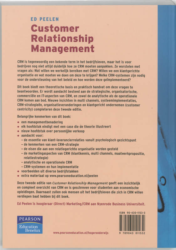 Achterkant van Customer Relationship Management