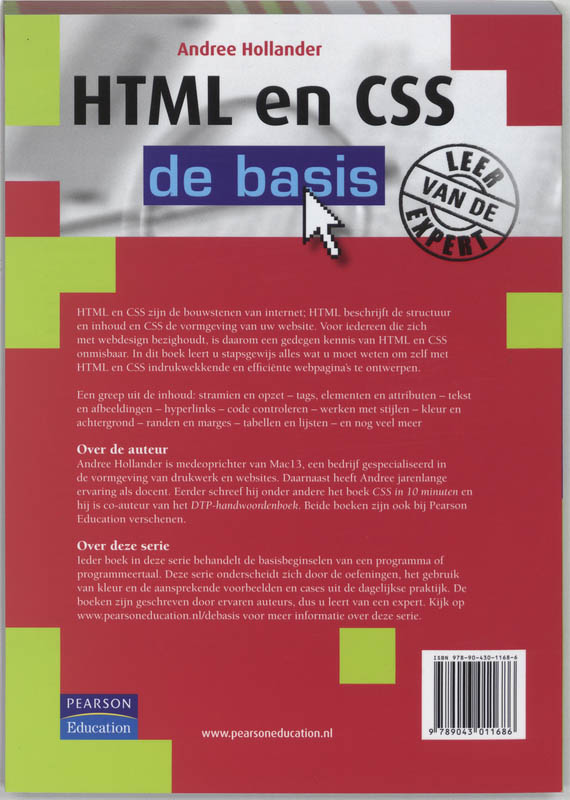 Achterkant van HTML en CSS de basis