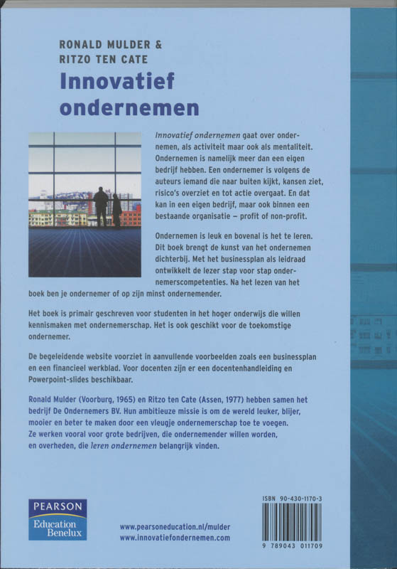 Achterkant van Innovatief ondernemen