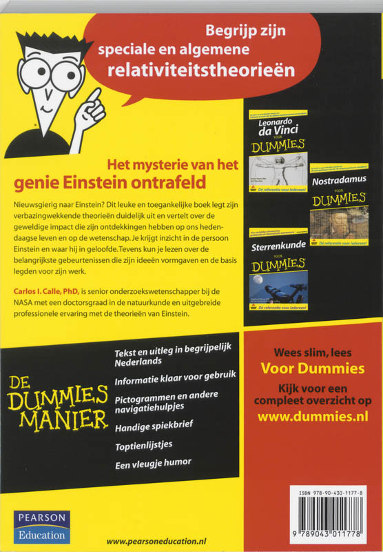 Achterkant van Einstein voor Dummies
