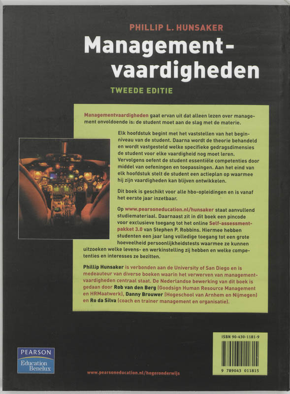 Achterkant van Managementvaardigheden