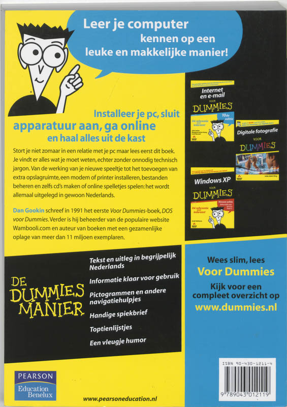 Achterkant van Pc's voor Dummies