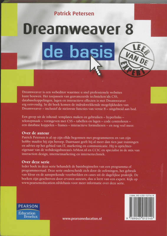 Achterkant van Dreamweaver 8 - de basis