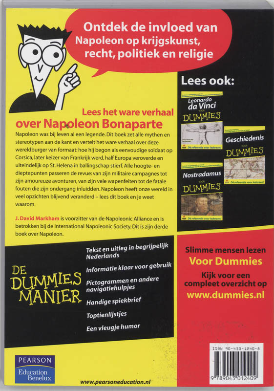 Achterkant van Napoleon voor Dummies