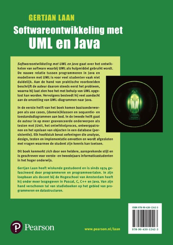 Achterkant van Werkboek UML en softwareontwikkeling in Java