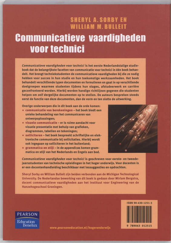 Achterkant van Communicatieve vaardigheden voor technici