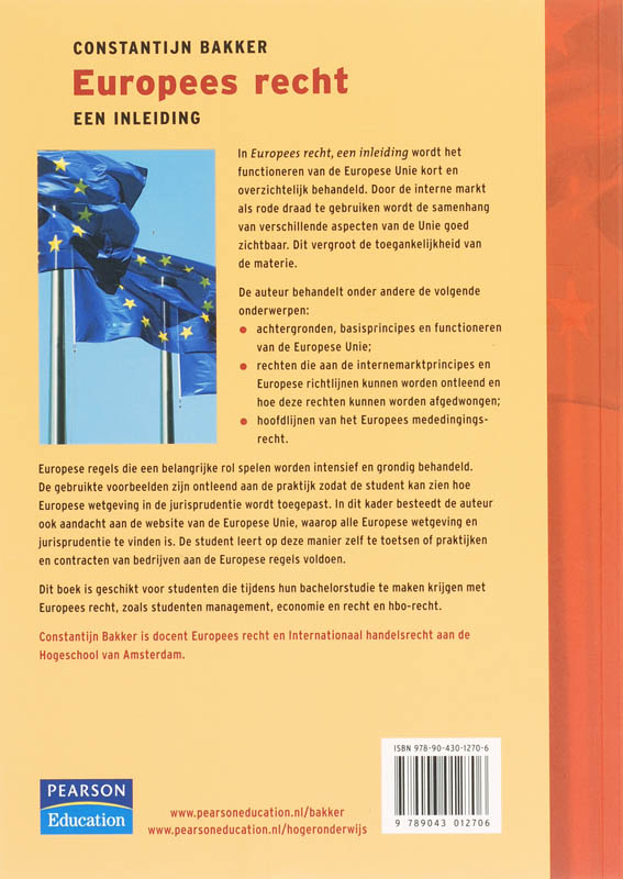 Achterkant van Europees recht