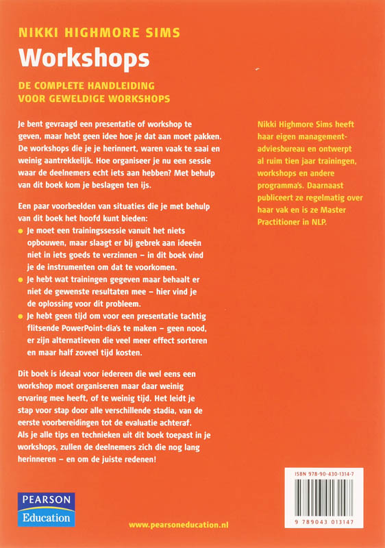 Achterkant van Workshops
