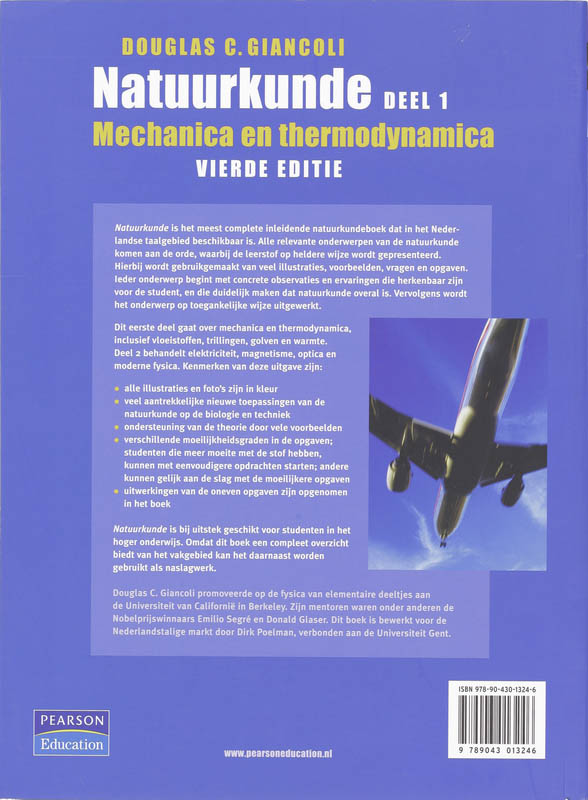Achterkant van 1 Mechanica en thermodynamica