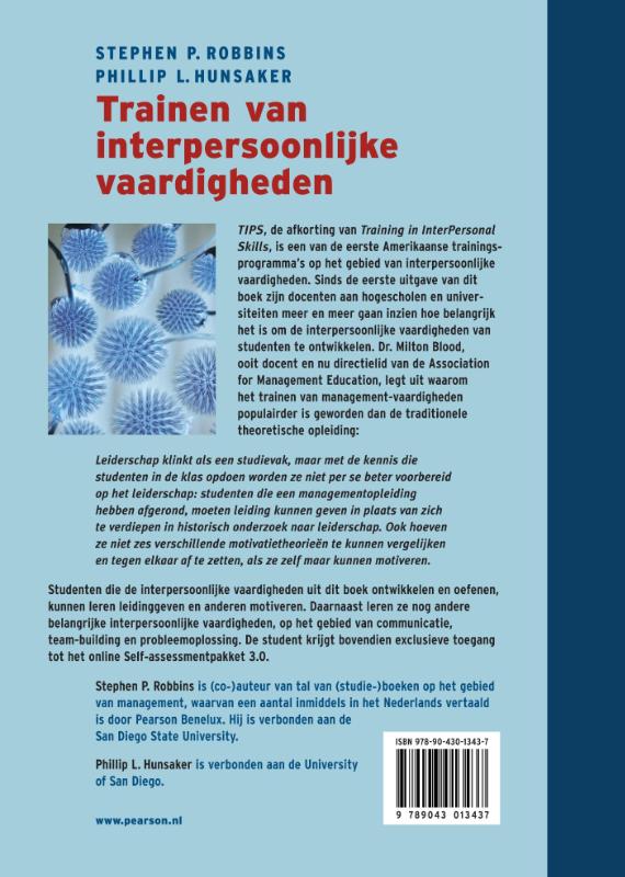 Achterkant van Trainen van interpersoonlijke vaardigheden