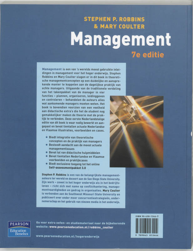 Achterkant van Management