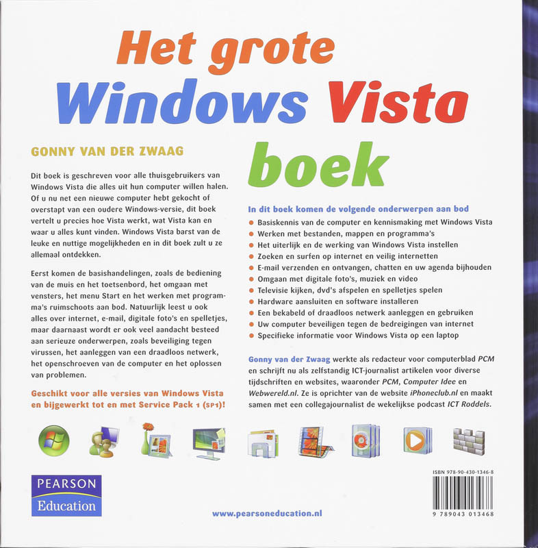 Achterkant van Het grote Windows Vista boek