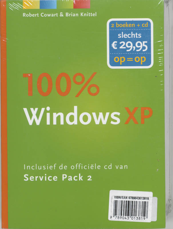 Achterkant van Windows XP voordeelbundel - 100% Windows XP & C!T Windows XP onder controle