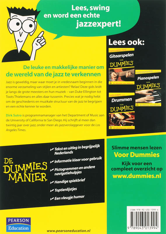 Achterkant van Jazz voor Dummies