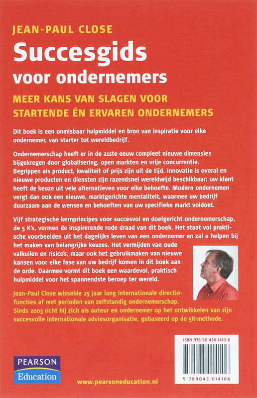 Achterkant van Succesgids voor ondernemers