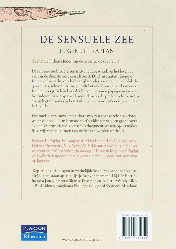 Achterkant van De sensuele zee