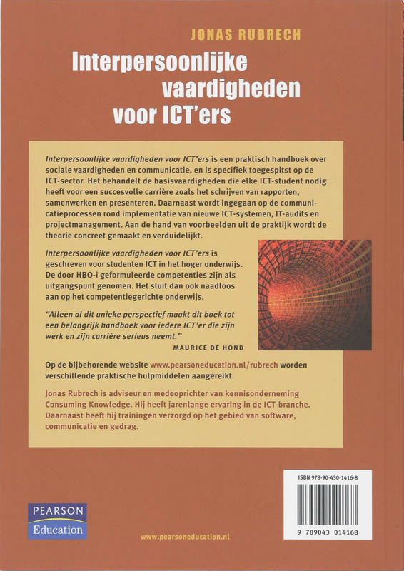 Achterkant van Interpersoonlijke vaardigheden voor ICT'ers