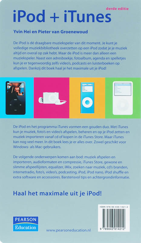 Achterkant van iPod + iTunes