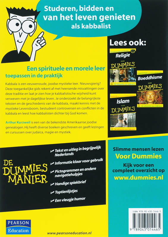 Achterkant van Kabbala voor Dummies