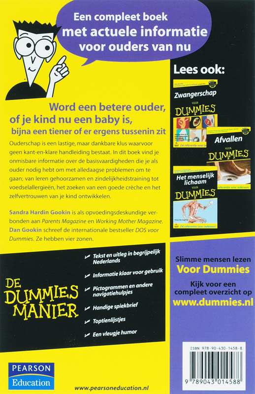 Achterkant van Ouderschap voor Dummies