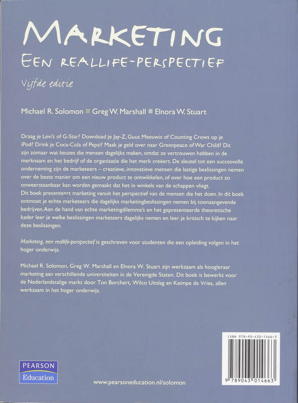 Achterkant van 5e editie
