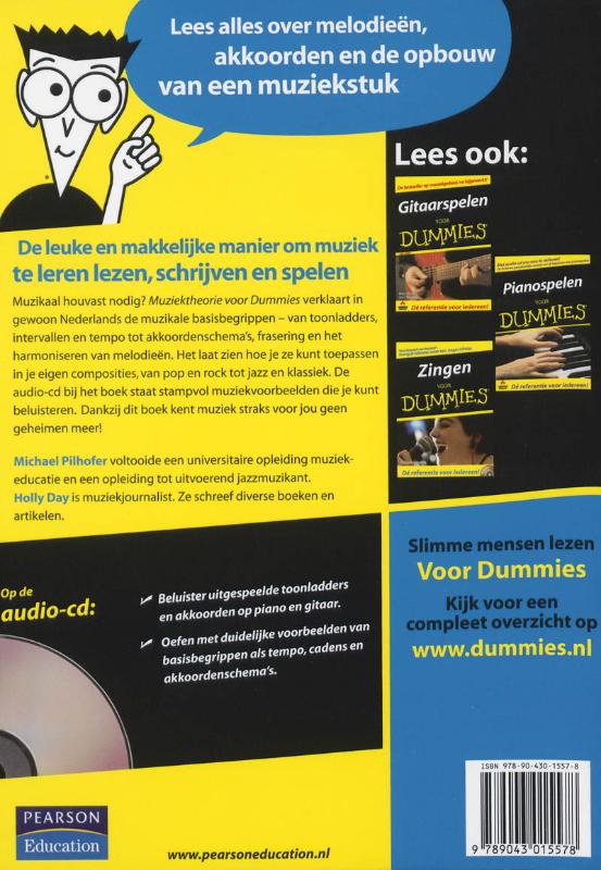 Achterkant van Muziektheorie voor Dummies