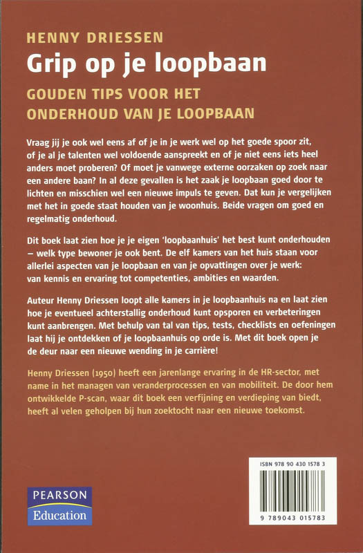 Achterkant van Grip op je loopbaan