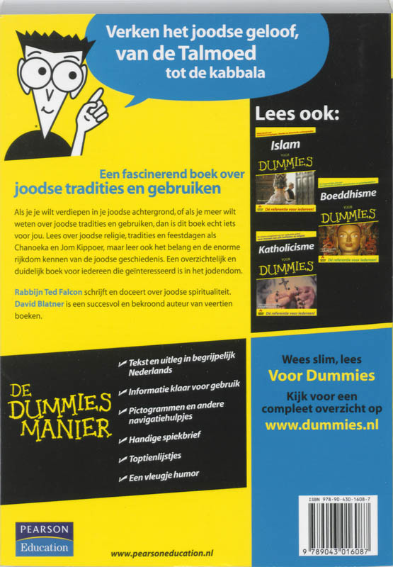 Achterkant van Jodendom voor Dummies
