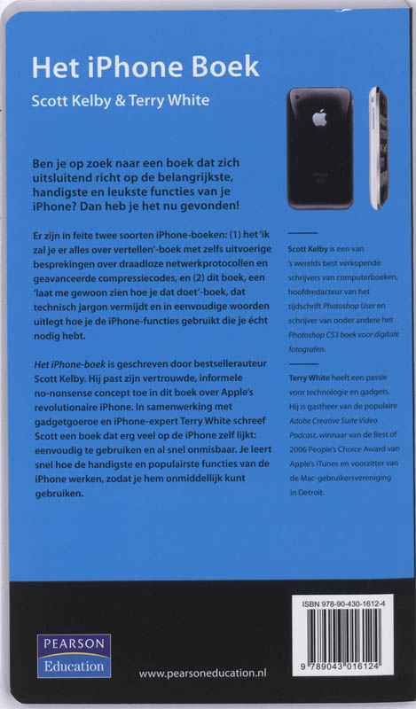 Achterkant van Het iPhone Boek