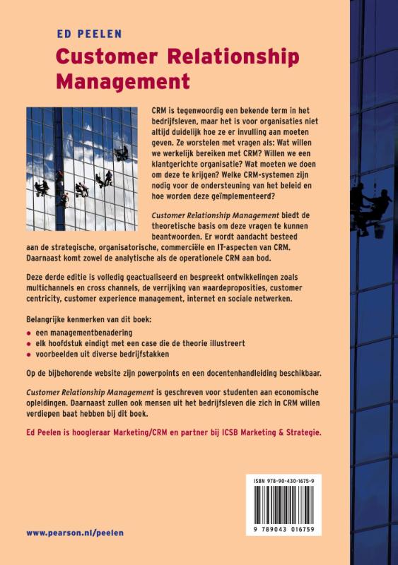 Achterkant van Customer Relationship Management