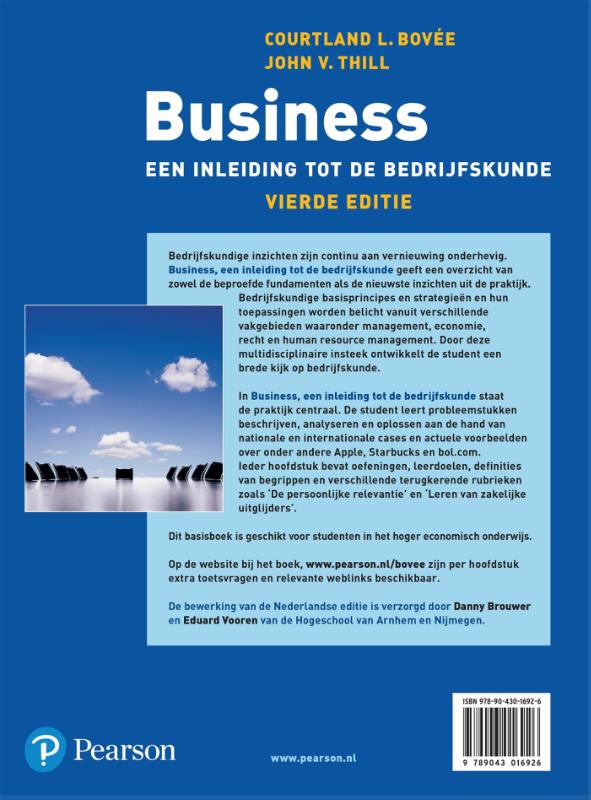 Achterkant van Business