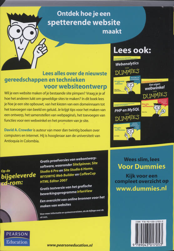Achterkant van Websites maken voor Dummies