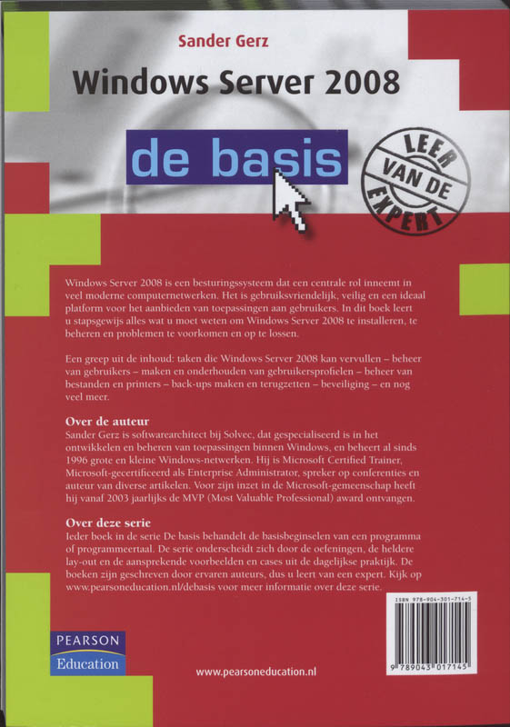 Achterkant van Windows Server 2008