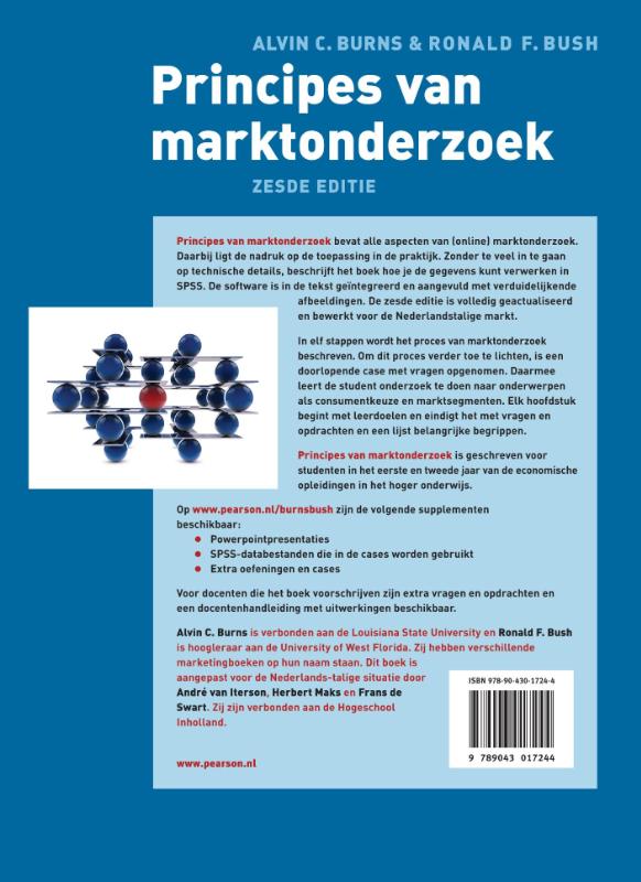 Achterkant van Principes van marktonderzoek